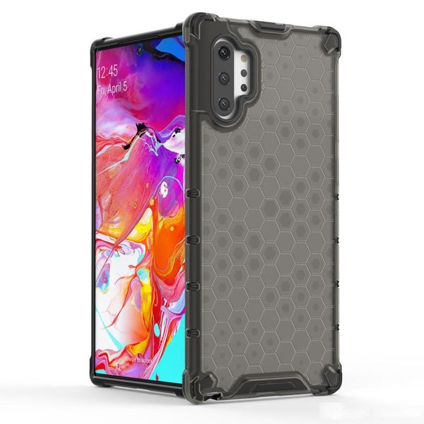 

n975f transparent armor case for samsung galaxy note 10 note10+ case hybrid tpu + pc back cover note 10 plus 5g coque n970f