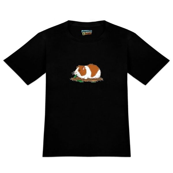 

guinea pig eating mens новизна t-shirt