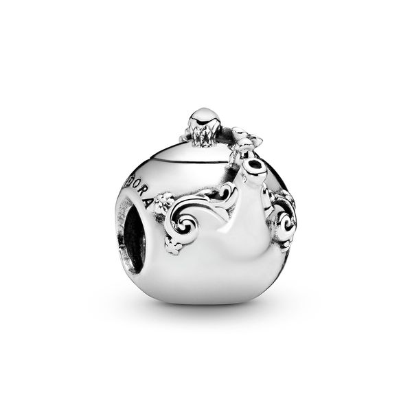 

2020 new authentic ale 925 sterling silver enchanted teapot charms beads fit pandora style bracelets for diy fashion jewelry design making, Black