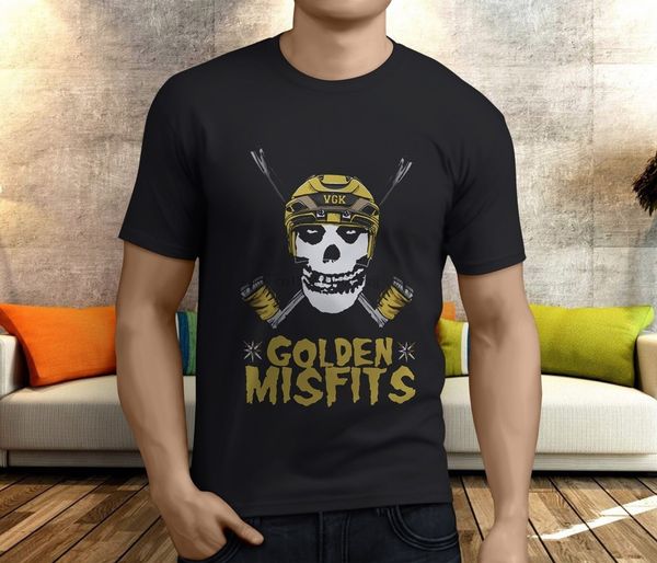 

fashion man new cool misfits las vegas golden knight men's black t-shirt size s-3xl cool