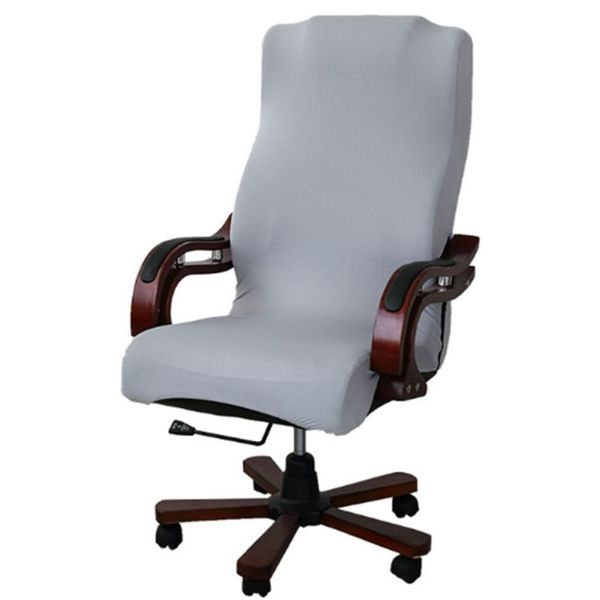

office chair cover home anti slip universal computer seat removable soft modern elastic stretchable protective slipcovers solid