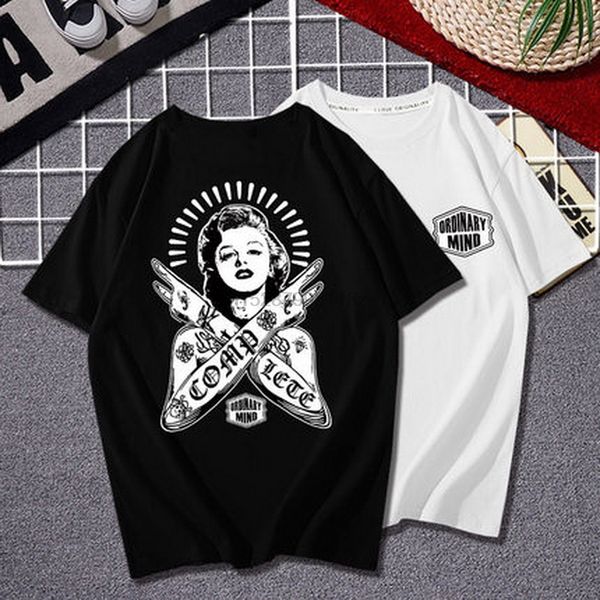 

hip хамса мода большого размера свободных мужчины и женщины half-sleeved summer бесплатная доставка смешной tops футболочки