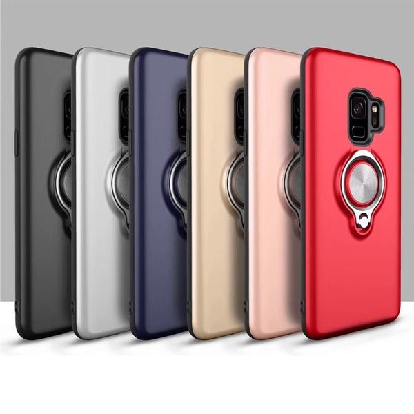 

for samsung galaxy s9 plus war wolf hard case with ring holder pc tpu magnetic cover for samsung s9 a8 plus 2018 50pcs/up