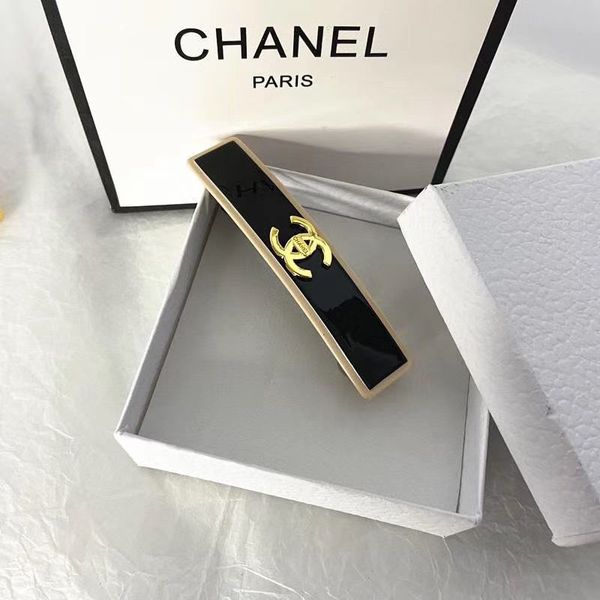 

new women's formal wear hairpin letter black gold hairpin work travel travel with shirt women hairpin, Golden;silver