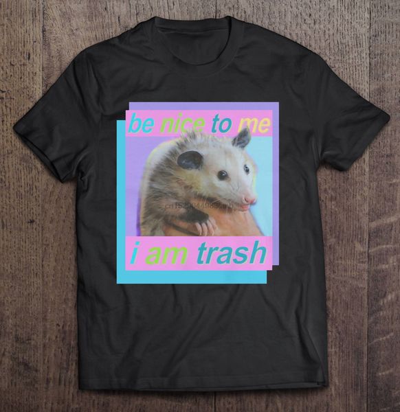 

be nice to me i am мусорные футболки