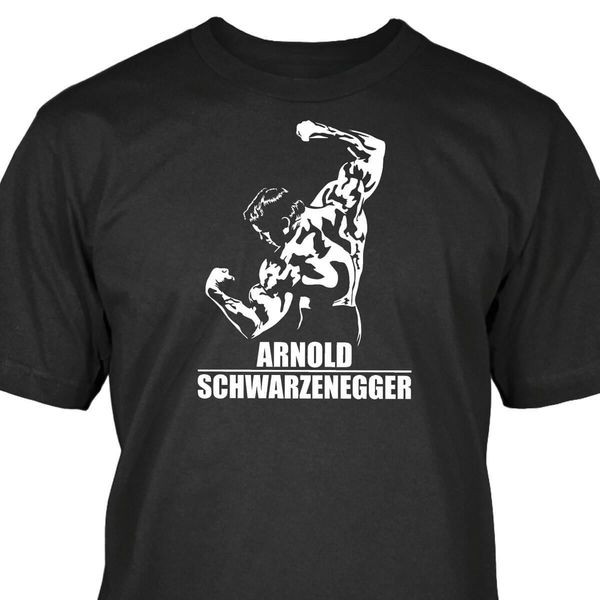 

2020 new cool cotton man t-shirt sleling design arnold schwarzenegger t-shirt