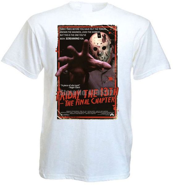 

пятница 13-ое v3 t shirt white плакат фильма все размеры s-5xl