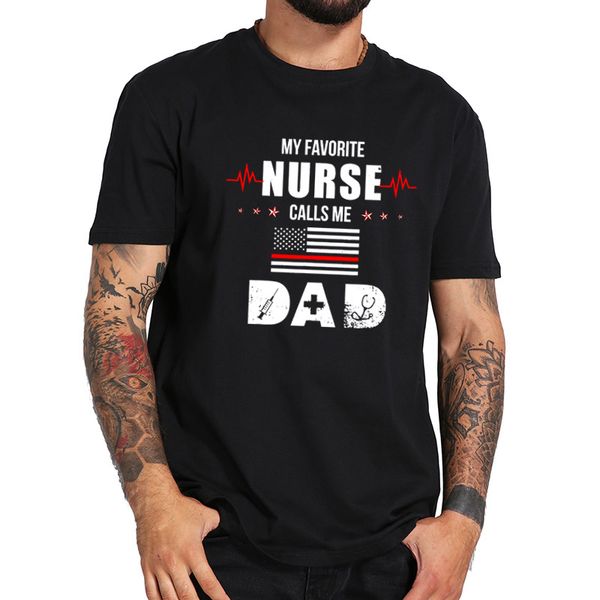 

моя любимая сестра звонит мне dad кормящего дня отца папа подарки t-shirt 100% хлопок модного премиума tee tops