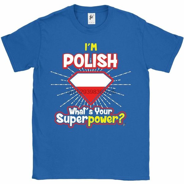 

im polish - whats your superpower mens t-shirt