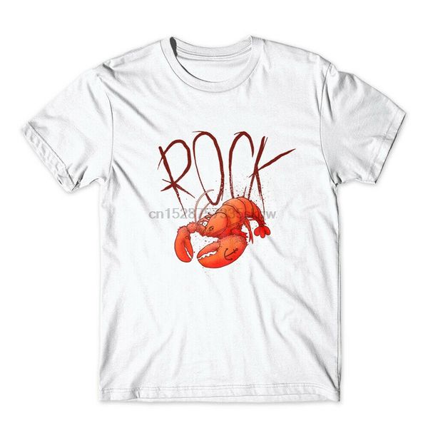 

lobster rock t-shirt 100 cotton premium tee new printed tee shirt