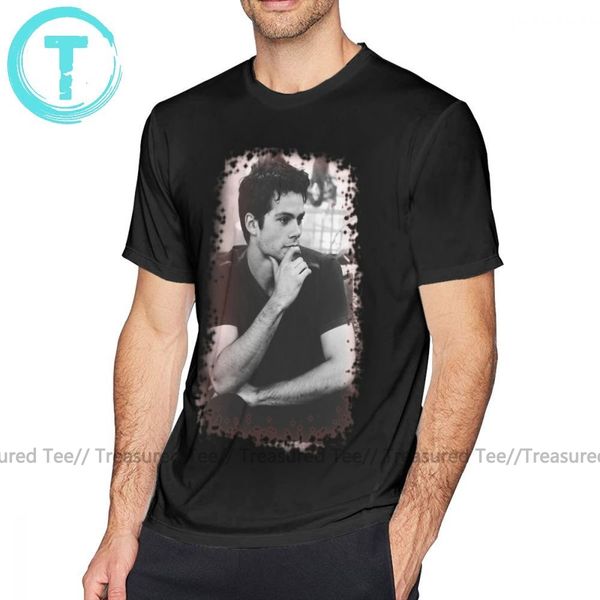 

stilinski t shirt dylan o brien t-shirt short sleeves 6xl tee shirt graphic awesome casual mens cotton tshirt