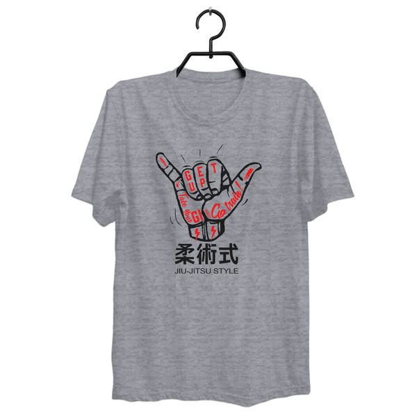 

2019 short sleeve cotton man clothing jiu jitsu martial arts tee bjj hands t shirt brazilian t shirt