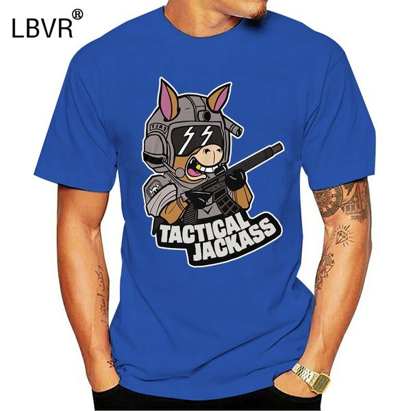 

мужчины футболка tactical jackass логотип женщины тенниска