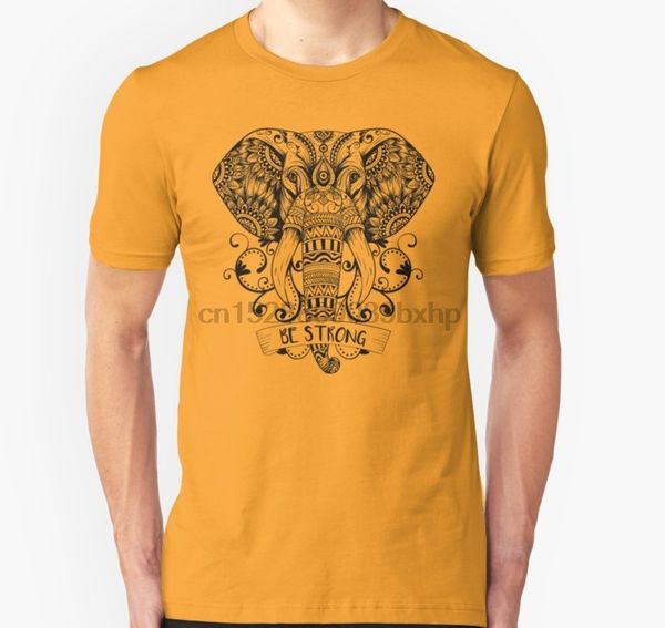 

мужчины тенниска mandala слон be strong t рубашка женщин t-shirt тройники топ