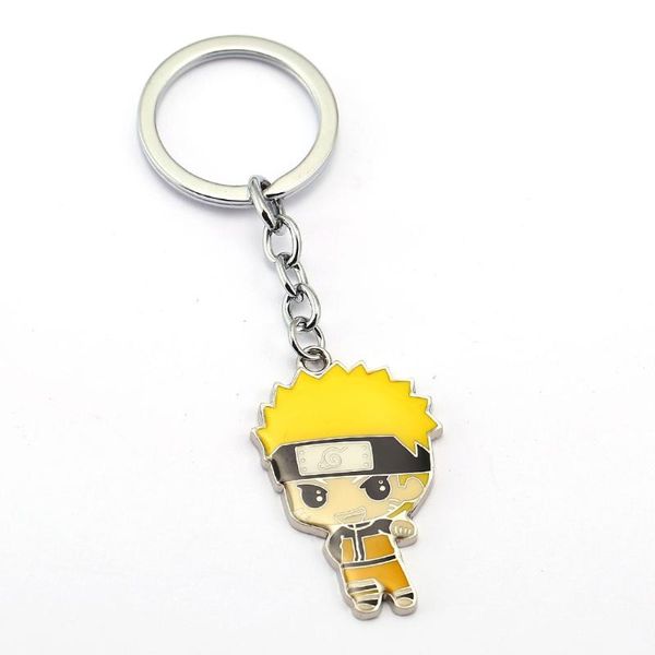 

naruto keychain uchiha sasuke itachi key ring holder chaveiro car key chain pendant anime jewelry souvenir ys11904, Silver