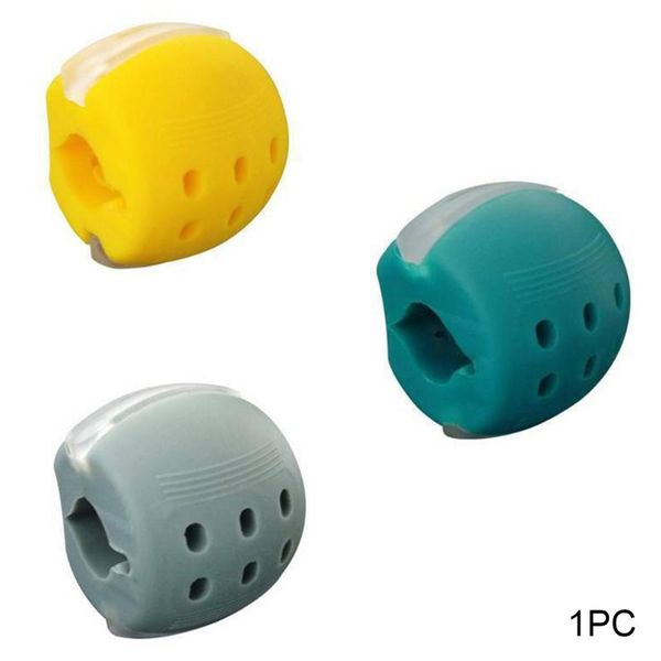 

portable slicone neck face fitness ball equipment jawline exercise jaw grade training facial toning jawrsize tool