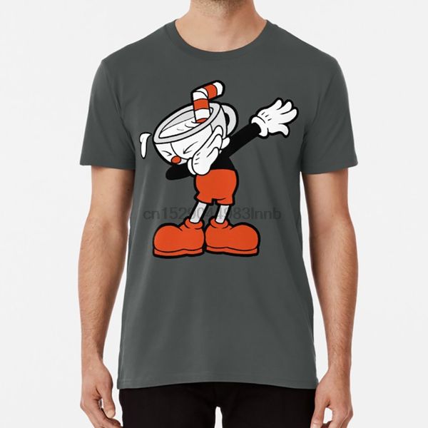 

cuphead dab t shirt cuphead mugman cup head mug man dab dabbing meme