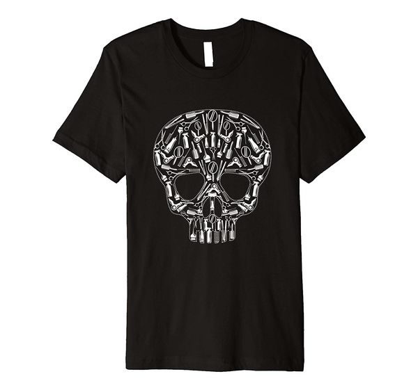 

barber shop skull t-shirt
