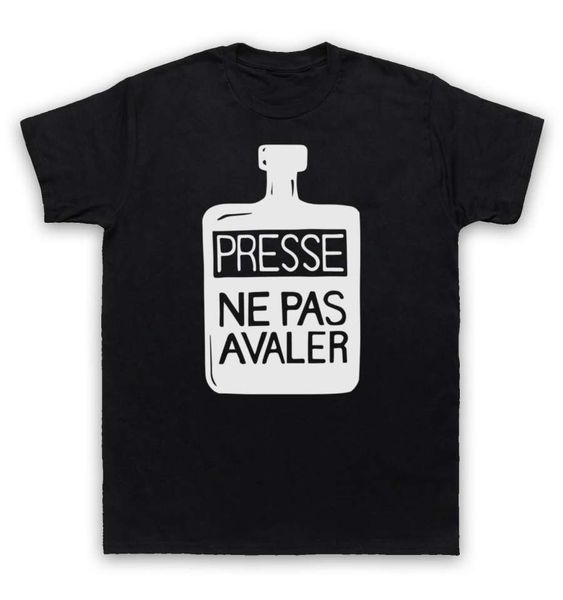 

fashion t-shirt men presse ne pas avaler as worn by thom yorke fashion t shirt 100% cotton