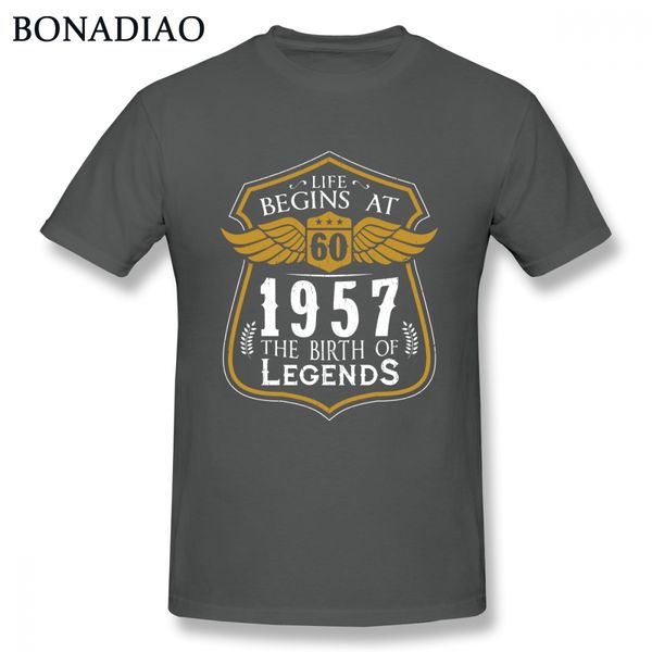 

life begins at 60 birthday gift t shirt 1957 the birth of legends tee shirt for man big size tee