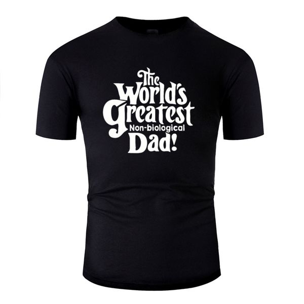 

печатный мир величайший non биологический отец смешные tshirt мужчины природные женщины tshirts comic с коротким рукавом