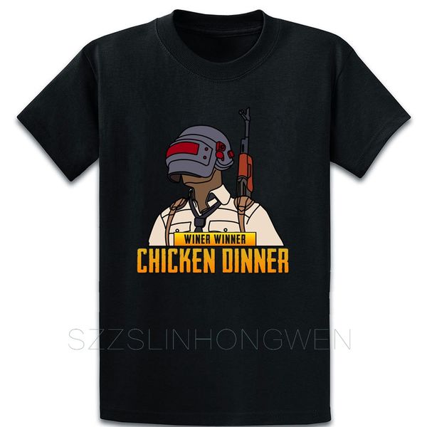 

победитель победитель chicken dinner футболка против морщин хлопок пользовательские письма досуг весна осень смешные повседневный over разме