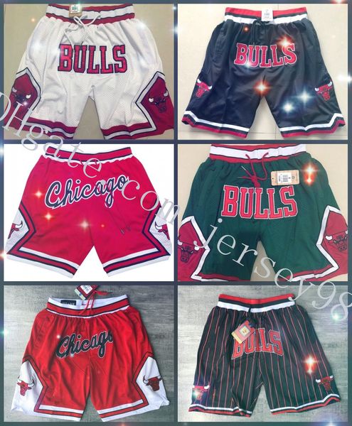 

chicago bulls men just don men basketball shorts, Black