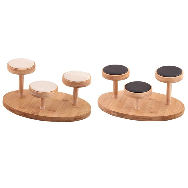 

diy wood display watch/bracelet jewelry display stand holder women bracelet necklace jewelry stand, Pink;blue