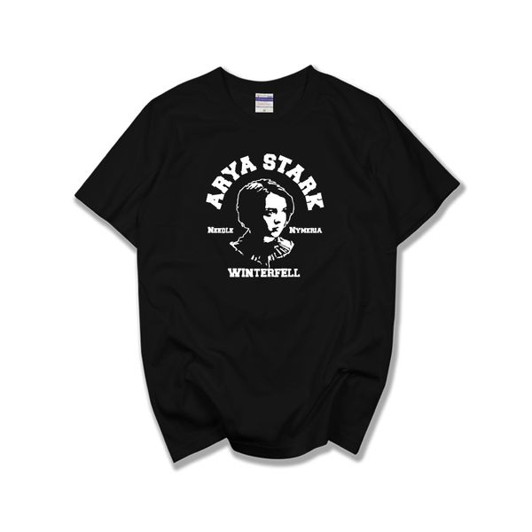 

2020 новая песнь льда и огня зимой приходит зима упал arya старка короткий рукав футболки костюм майка топ 100% хлопок