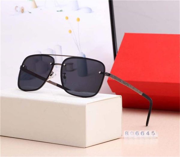 

new designer sunglasses fashion sunglasses man womens beach goggle glasses uv400 806645 5 color excellent quality with box, White;black