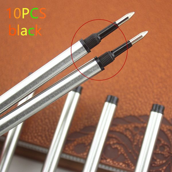 

refills 10 pcs jinhao for roller ball pen 0.5mm point black ink choose, Black;red