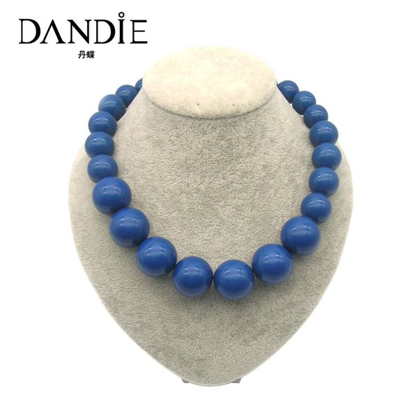 

dandie two colors acrylic bead necklace, trendy necklace for women, Golden;silver