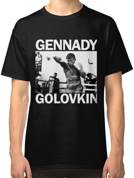 

gennady golovkin boxinger men black t shirt tees clothing new fashion summer
