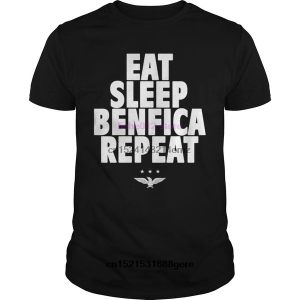 

смешно тенниска eat sleep бенфика repeat футболка тенниска мужчин тройник