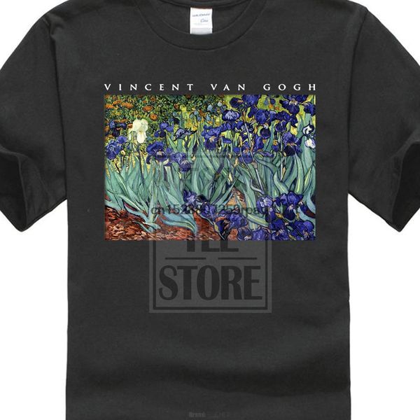 

ирисы винсент ван гог футболка с коротким рукавом harajuku новый стиль футболка футболка мужчины печать короткие дешевые новый мужчины casua