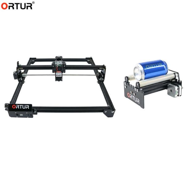 

group products: 20w/15w/7w ortur laser master 2 deskprinter logo picture marking with cnc roller rotation axis rotary module
