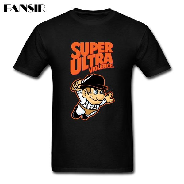 

customised super ultra violence normal t shirt men's anime custom cotton short sleeve t shirt 3xl