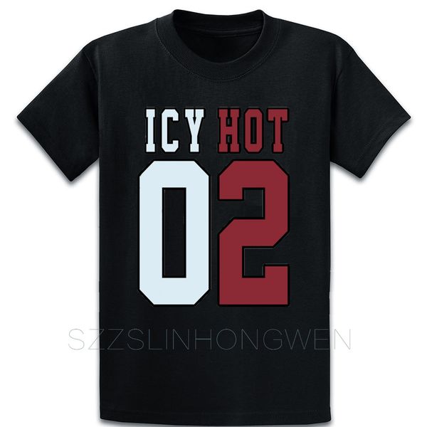 

icy hot тенниска солнечный свет нового способа лета хлопка письма письма пользовательские crew neck shirt