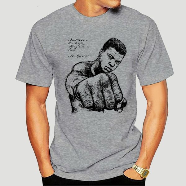 

muhammad ali art t-shirt cassius clay men's tee fashion men and woman t shirt summer o-neck -1109d