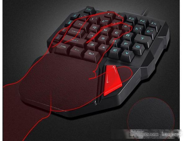 

mechanical hand feeling single hand keyboard