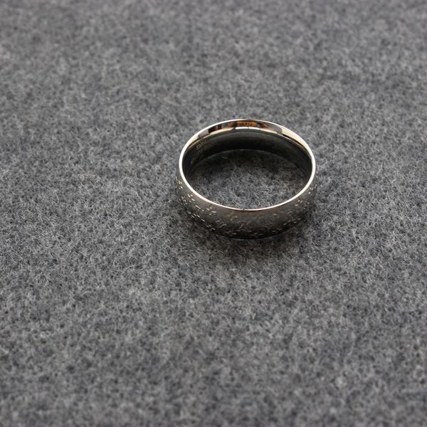 

flower print ring for women men silver rings band charm jewelry party round rings