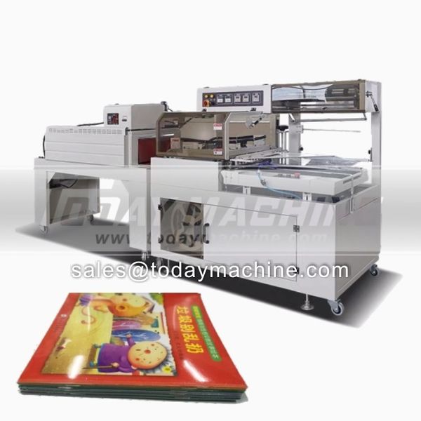 

factory automatic shrink film packing machine & cutting sealing machine