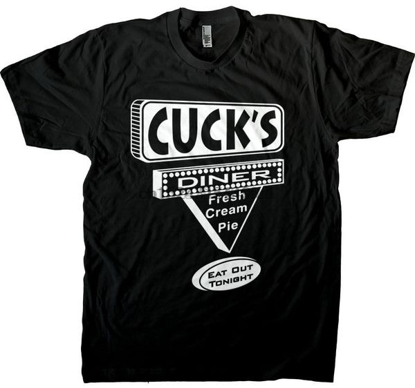

cuckold mens t-shirt cucks diner tee cuckolding femdom