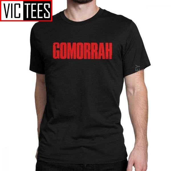 

the red blood gomorrah t shirt men 100 percent cotton tshirt homme tv italy corleone movie godfather s