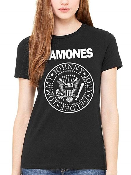 

fghfg women's fghfg ramone seal graphic women's t-shirt punk rock fghfg forest hills 1st album men women t shirt