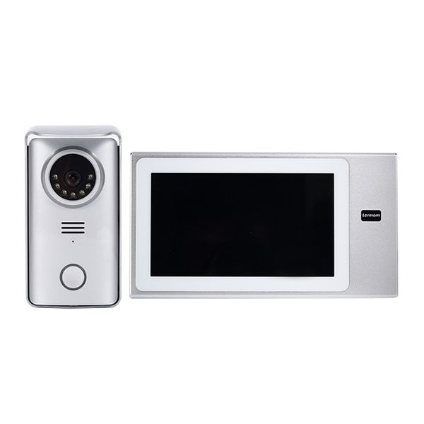 

doorbells 4 wire touch panel 7 inch monitor video doorbell intercom system 720p phone for villa