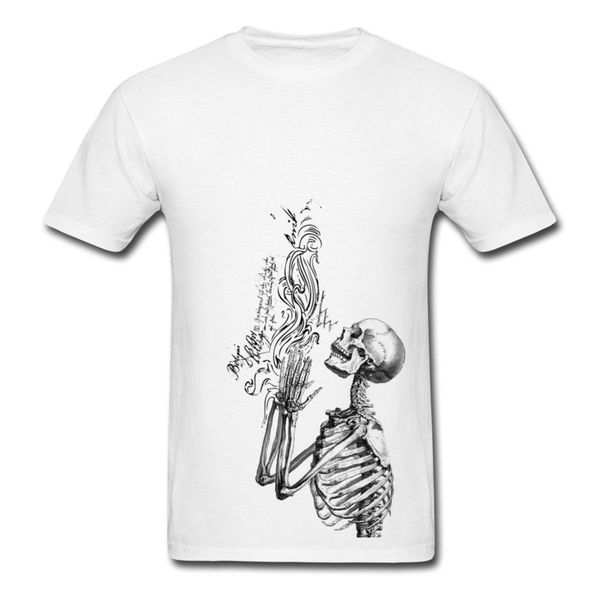 

praying skeleton script god religion believing men's t-shirt tee shirt hipster harajuku brand clothing t-shirt o neck tshirt