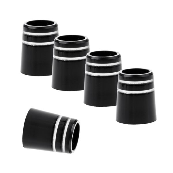 

5 pieces golf iron ferrules with double silver ring for 0.335/0.350/0.370 iron shaft
