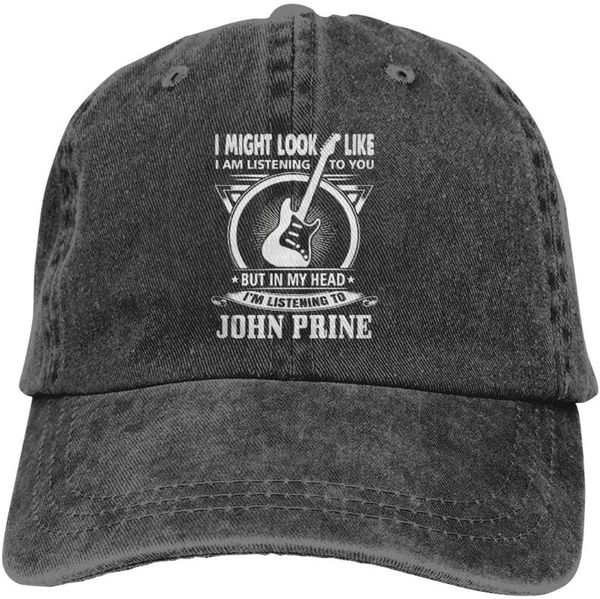 

angelahenderson john t-shirts prine cool adjustable denim cowboy hat casquette, Blue;gray
