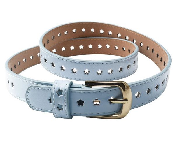 

fashion women belt new trend hollow pu leather women alloy pin buckle belt casual simple solid color decoration, Black;brown